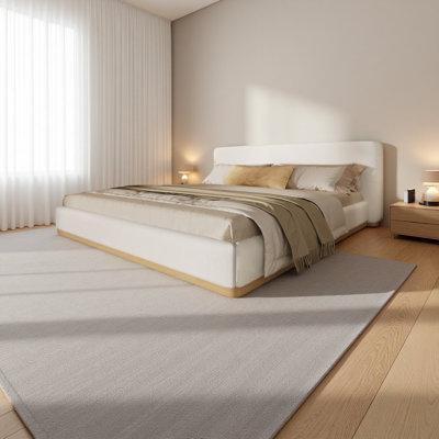 Elegant Upholstered Bed With Solid Wood Frame, Unlocking A New Experience Of Comfortable Sleeping, King