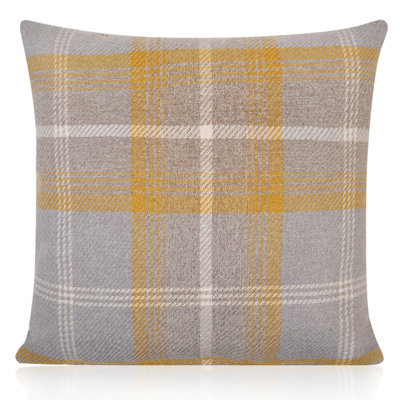 Sheyla Plaid Square Throw Cushion