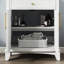 Armoire de salle de bain 27,8 po, seulement armoire, blanc