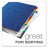 Pendaflex® Expandable Indexed Desk File PVC / Vinyl File Folder Sorters