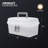 8" Plastic Tools Tackle Box Craft Art Organizer Box Storage Container With Handle And Removable Tray