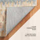 Paint Chip Natural Machine Washable Rug