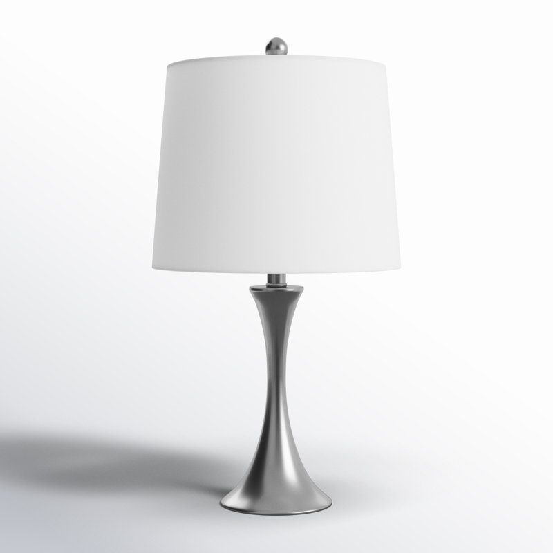Lampe standard en nickel 24 po Navilas