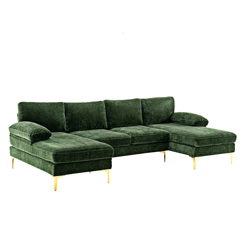 Canapé modulaire Hartsel, Polyester vert