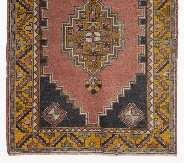Tapis décoratif tribal noué à la main Anatolian