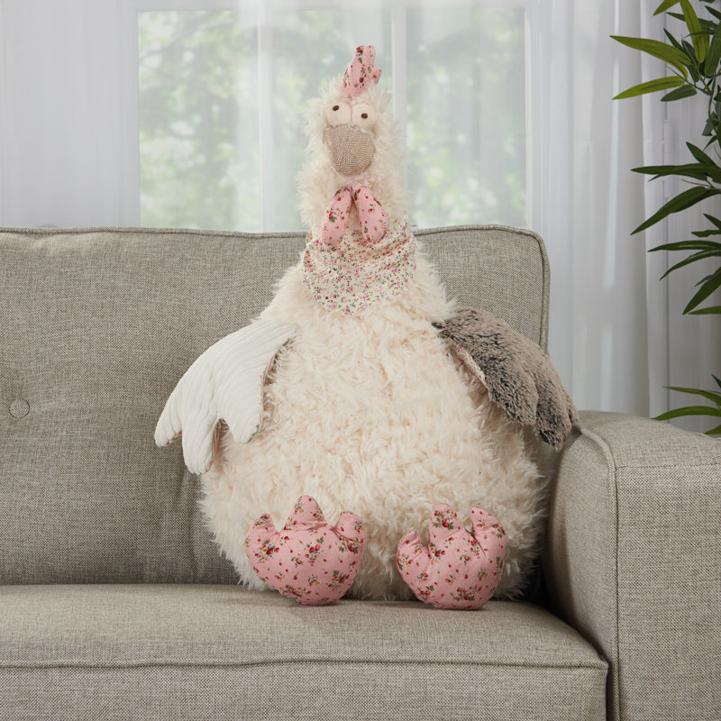 Keeli Stuffed Chicken Throw Pillow