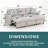Maitilde Upholstered 83'' Sleeper Sofa-501212260