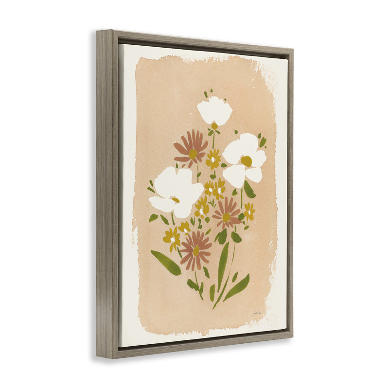 Art mural sur toile flottant Wildflower Meadow Treasures, design par Katrina Pete, H 21 po x l 17 po