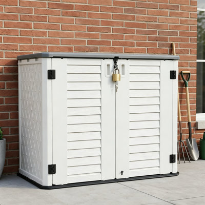 59×29×41 Inch Outdoor Storage Shed, Storage Box Waterproof For Garden, Patios, Backyards