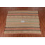 Tapis rayé teint sur terre Kilim