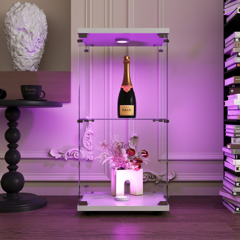 Dandra Booth Display, White