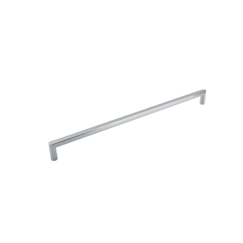 Poignée barre 12 5/8" au centre, Chrome poli