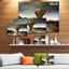 «Single Walking Elephant», reproduction de photo sur toile tendue-25539796-33267641