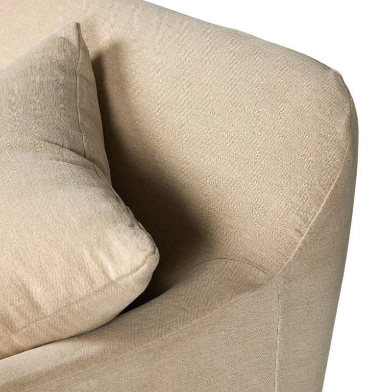 Lowell Slipcover Sofa, Cream