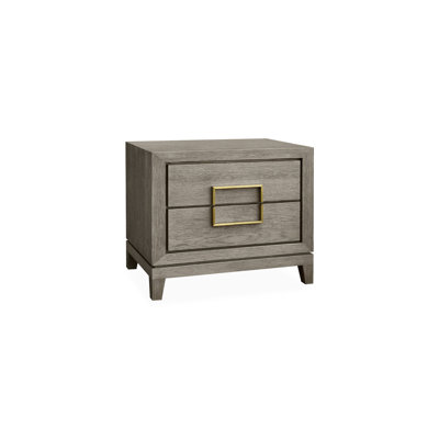 Kaia 65cm W Solid Wood Bedside Table