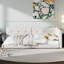 Lit plateforme double tapissier-855447121