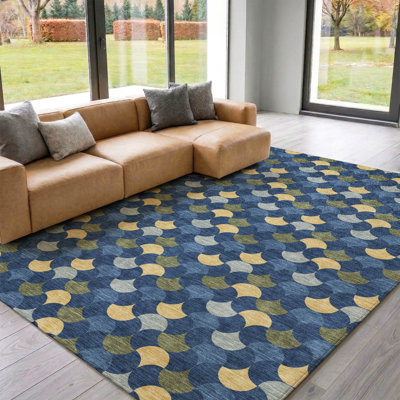 Tapis géométrique Premium lavable à la machine Villers AMF2568