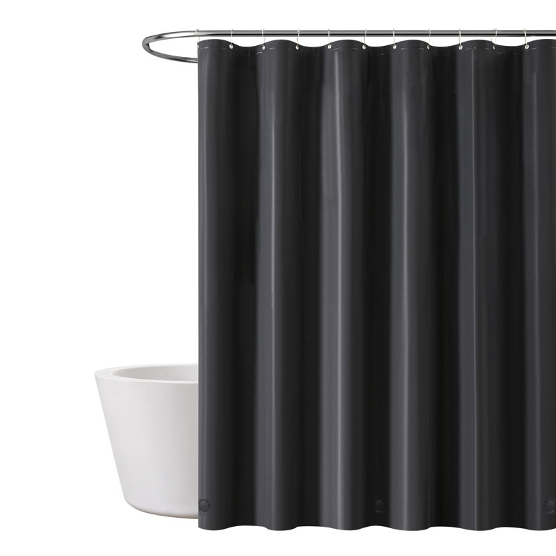  Doublure de rideau de douche 8G PEVA, Noir