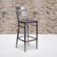 Tabouret de bar en métal «X»-101610170