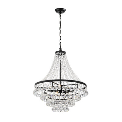 Lustre à niveaux unique et remarquable à 7 lumières Austreberto