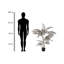135cm Faux Palm Plant in Pot