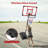 Kids Basketball Hoop Outdoor 4.82-8.53ft Adjustable-100531919