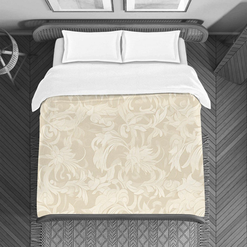 Floral Avitaj Bedding, Queen Duvet Cover