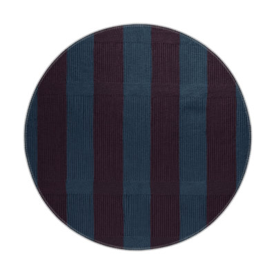 Tapis intérieur / extérieur mauve à carreaux