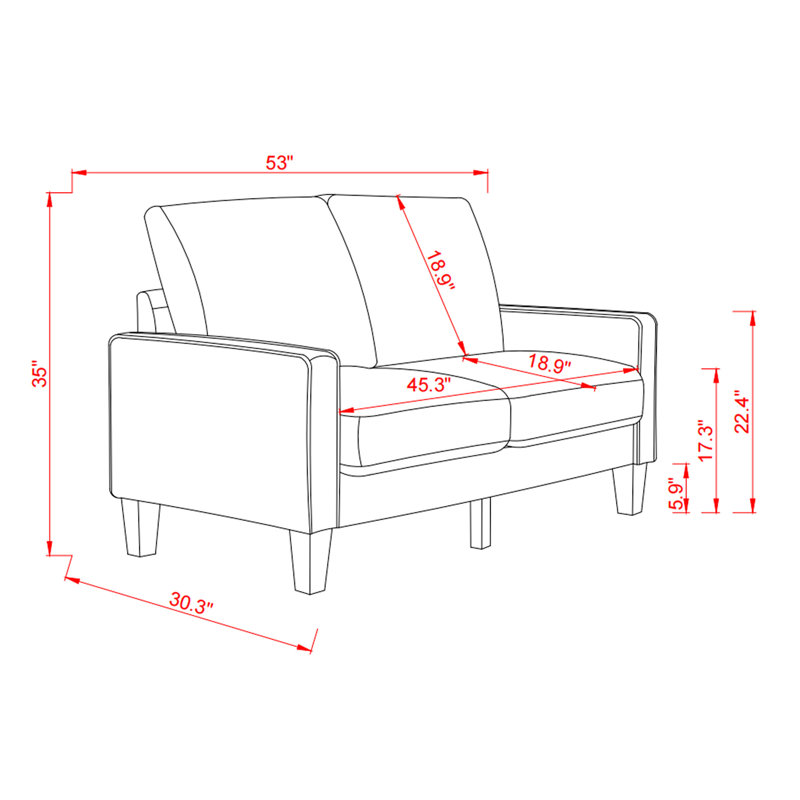 Causeuse Modern Living Furniture