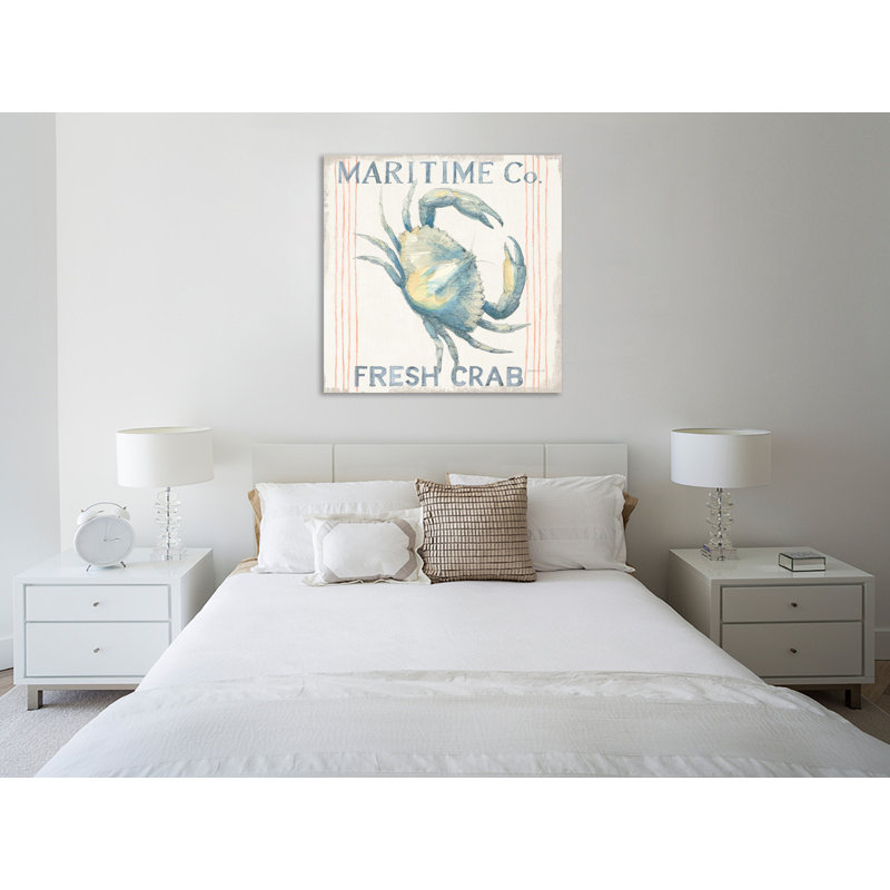 «Floursack Nautical III Sq», toile tendue par Danhui Nai, H 18 po x l 18 po x P 1,5 po