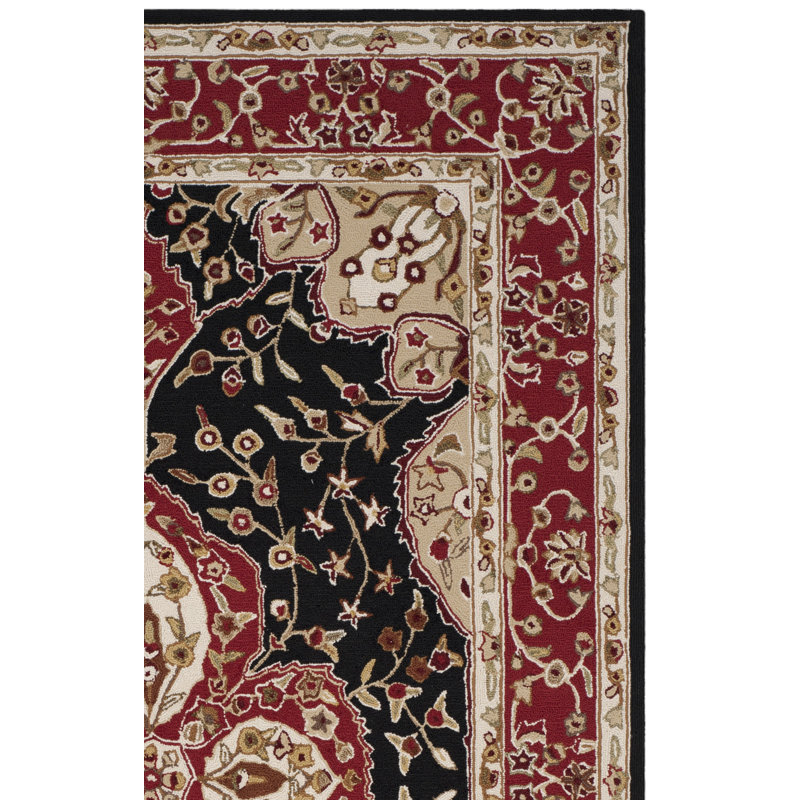 Tapis oriental performance crocheté à la main Eldorado, Rectangle 6 pi x 9 pi