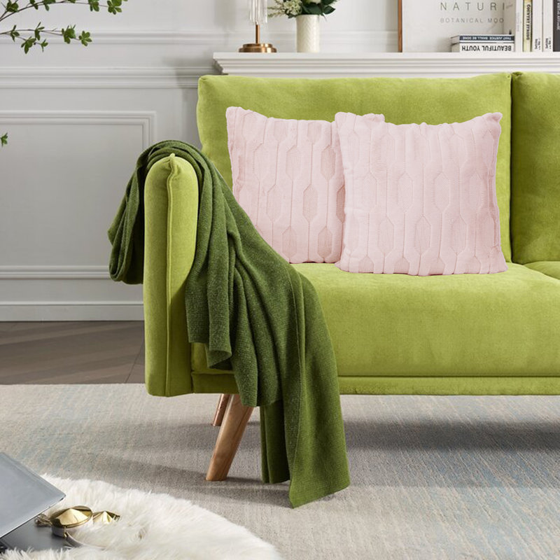 Housses de coussin Tatami, Pêche rosée