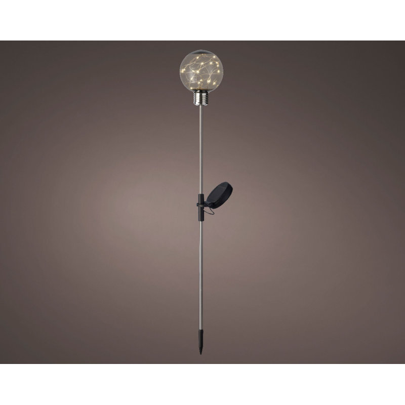 Amillia Chrome Solar Powered Metal Pathway Light