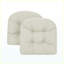 Ensemble de 3 coussins de chaise d'extérieur en osier - 4 pouces de coussins de patio imperméables, épais, antidérapants et capitonnés-2106390338