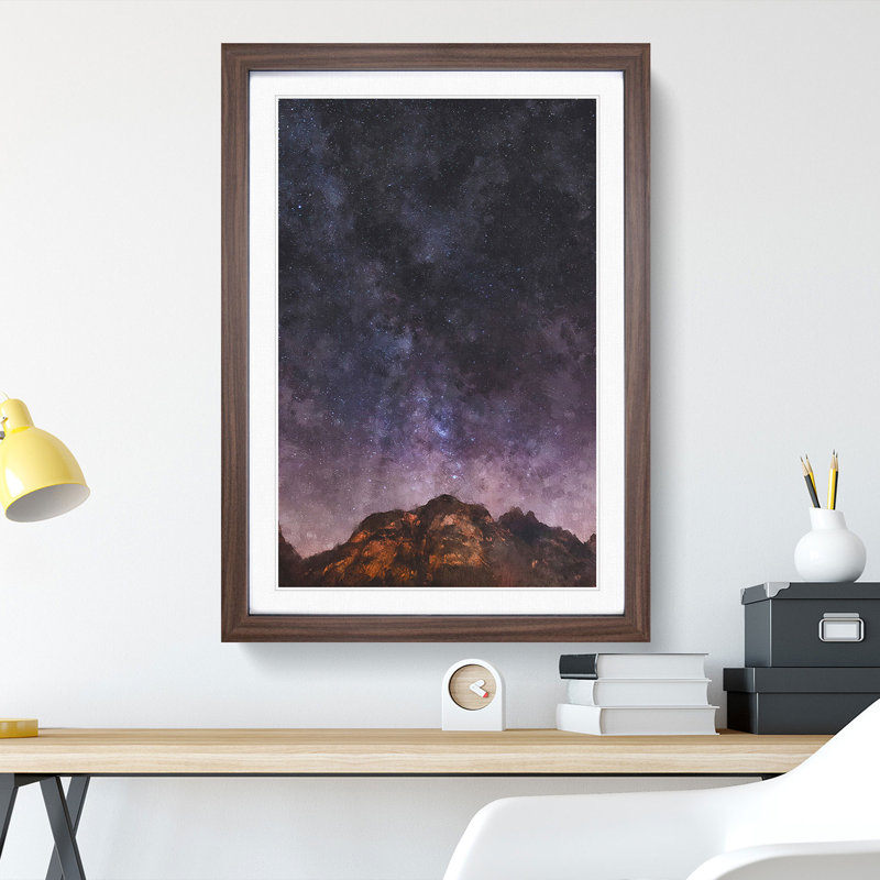Mountain in Sappada Italy - Framed Print, Walnut Framed, 48cm H x 36cm W x 2cm D