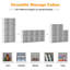 Rangement pour 8 cubes, étagère de rangement pour garde-robe, étagère à bibliothèque, tablettes de rangement empilables pour placard, chambre à coucher, maison, bureau, blanc
