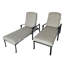 Chaise longue Humza avec paire de coussins