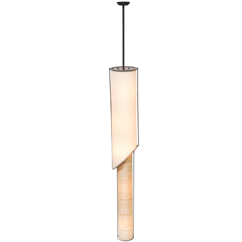 Luminaire suspendu cylindrique 5 lumières Cilindro