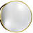 28'' Round Coastal Wall Mirror Brushed Gold Aluminum Frame-587464478-587464476