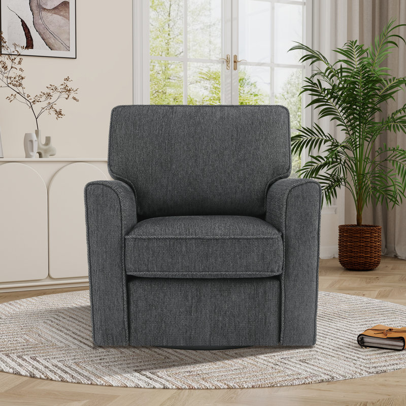 Fauteuil pivotant 33 po, Gris