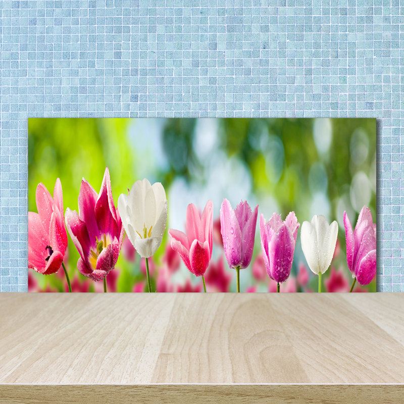 50cm W x 100cm L Glass Peel and Stick Panel