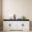 Banc de rangement moderne avec siège rembourré