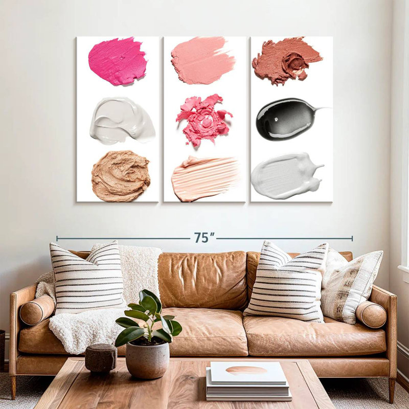 Shuttleworth Makeup Swatches, 24" H x 38" W