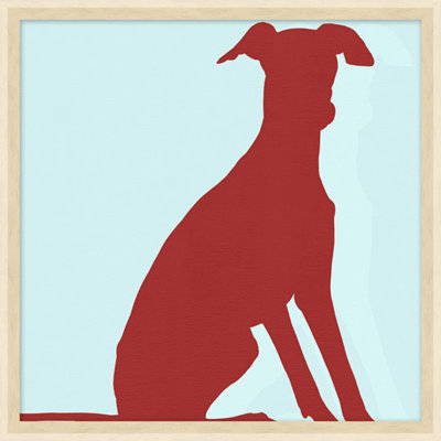 Thom Filicia " Colourful Whippet 1 " by Thom Filicia Painting Print