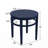 Arbor 18" Small Round End Table - Indoor & Outdoor Solid Acacia Wood Accent Side Table - Navy-1968732464