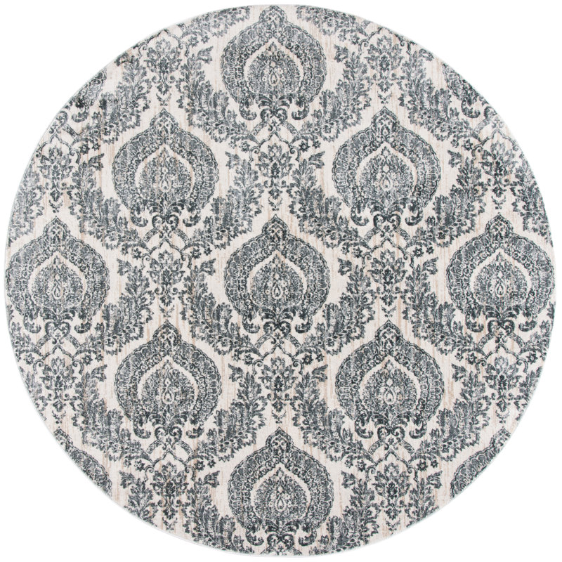 Coyer Performance Ikat Rug, Round 6'7"