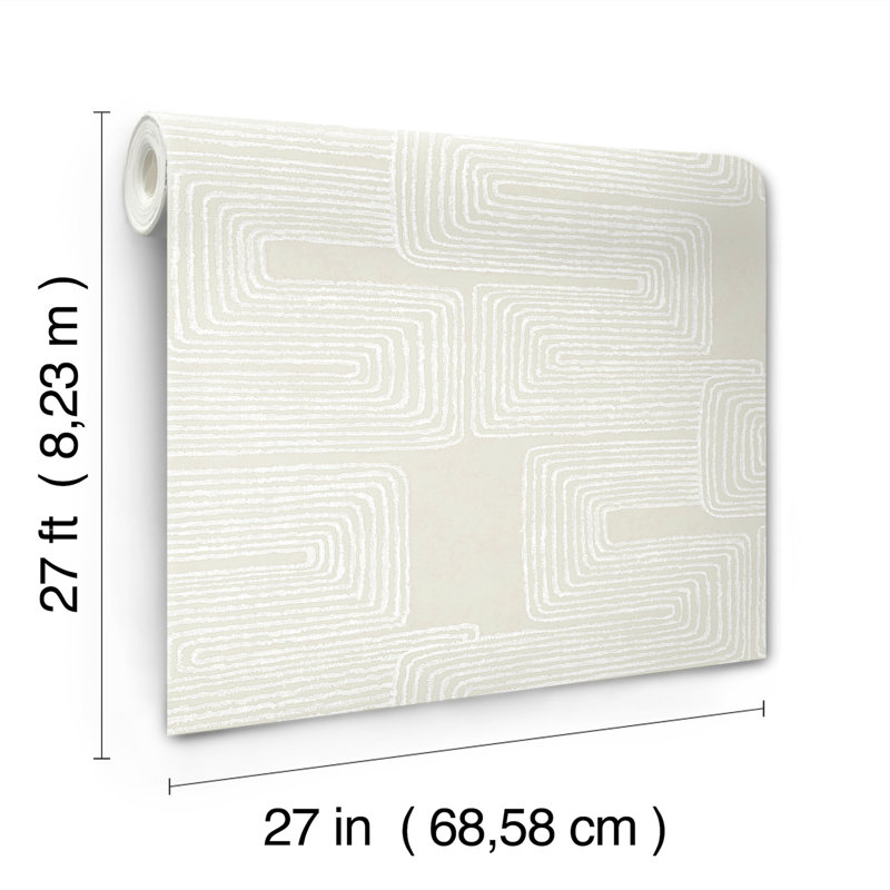 Papier peint Zulu, Beige