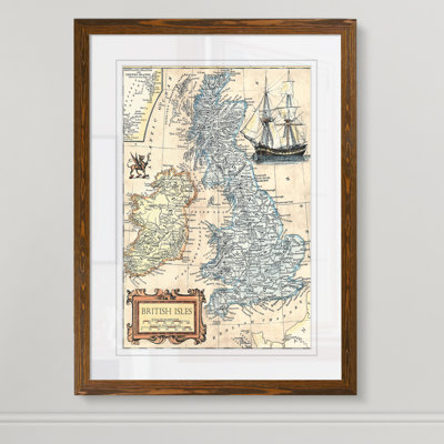 " British Isles Map " by Paul Cezanne