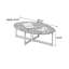 Table basse en bois de style abstrait
