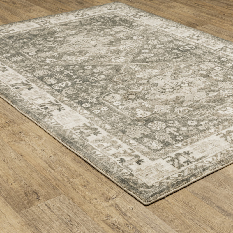 Oriental Indoor Rug, Rectangle 5'3" x 7'3"